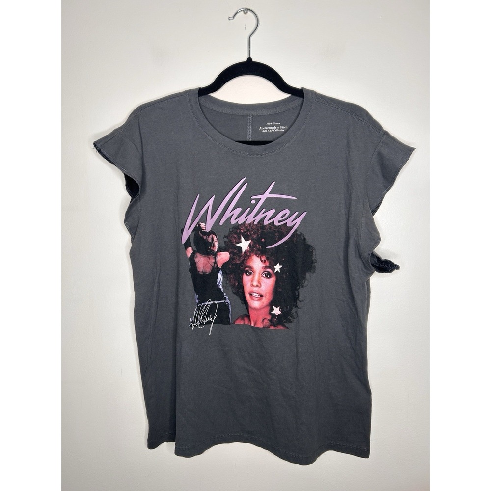 Abercrombie & Fitch Soft A&F Collection Whitney Houston Sleeveless Tee Medium - Picture 7 of 12